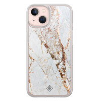 Casimoda iPhone 13 hybride hoesje - Marmer goud