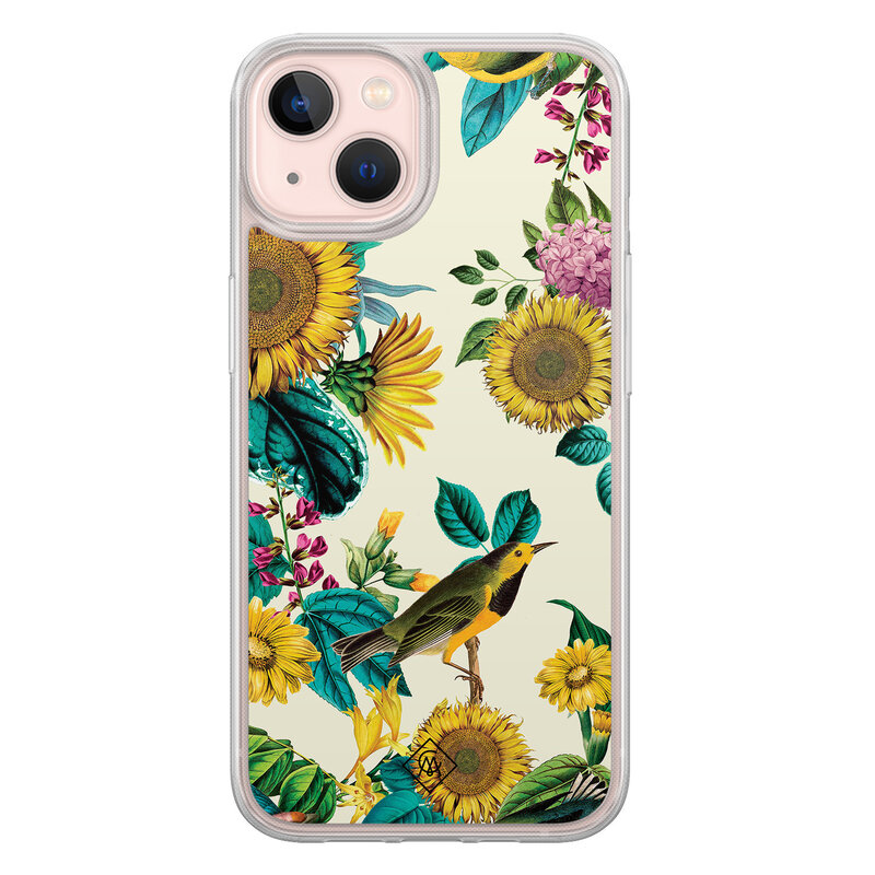 Casimoda iPhone 13 hybride hoesje - Sunflowers