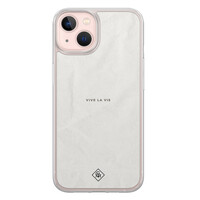 Casimoda iPhone 13 hybride hoesje - Vive la vie