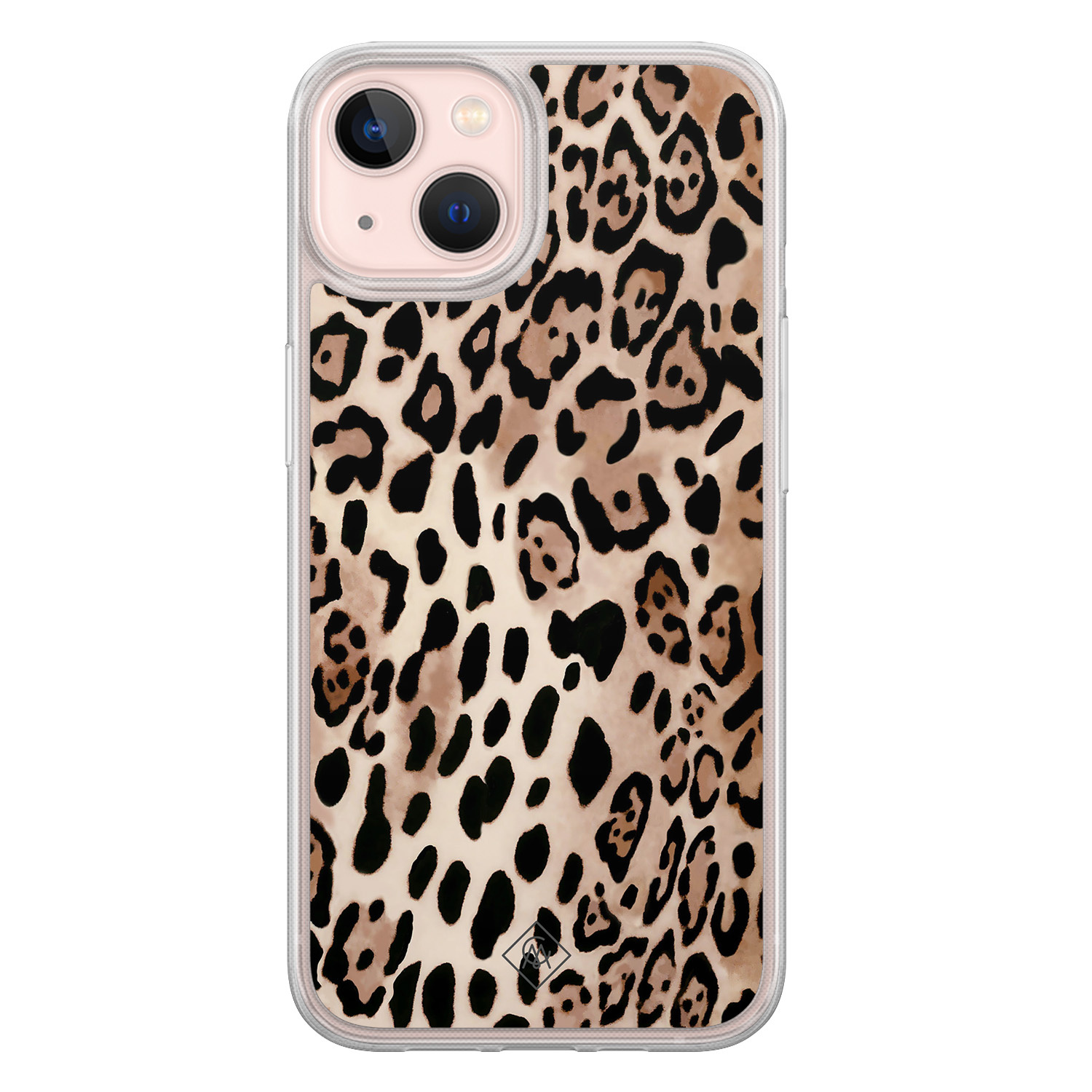 iPhone 13 hybride hoesje - Golden wildcat