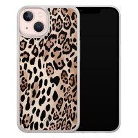 Casimoda iPhone 13 hybride hoesje - Golden wildcat
