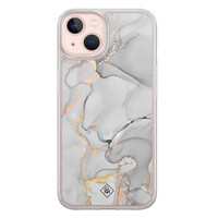 Casimoda iPhone 13 hybride hoesje - Marmer grijs