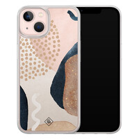 Casimoda iPhone 13 hybride hoesje - Abstract dots