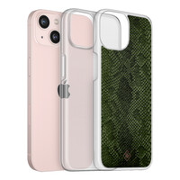 Casimoda iPhone 13 hybride hoesje - Snake mix