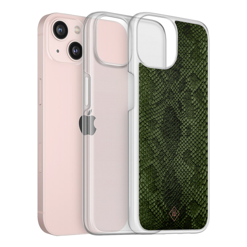 Casimoda iPhone 13 hybride hoesje - Snake mix