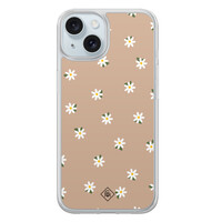 Casimoda iPhone 15 hybride hoesje - Sweet daisies