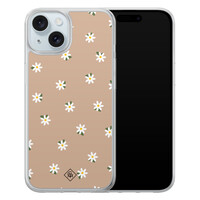 Casimoda iPhone 15 hybride hoesje - Sweet daisies