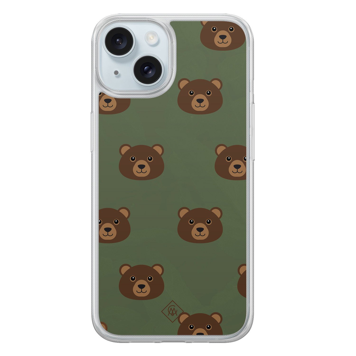 iPhone 15 hybride hoesje - Beertjes