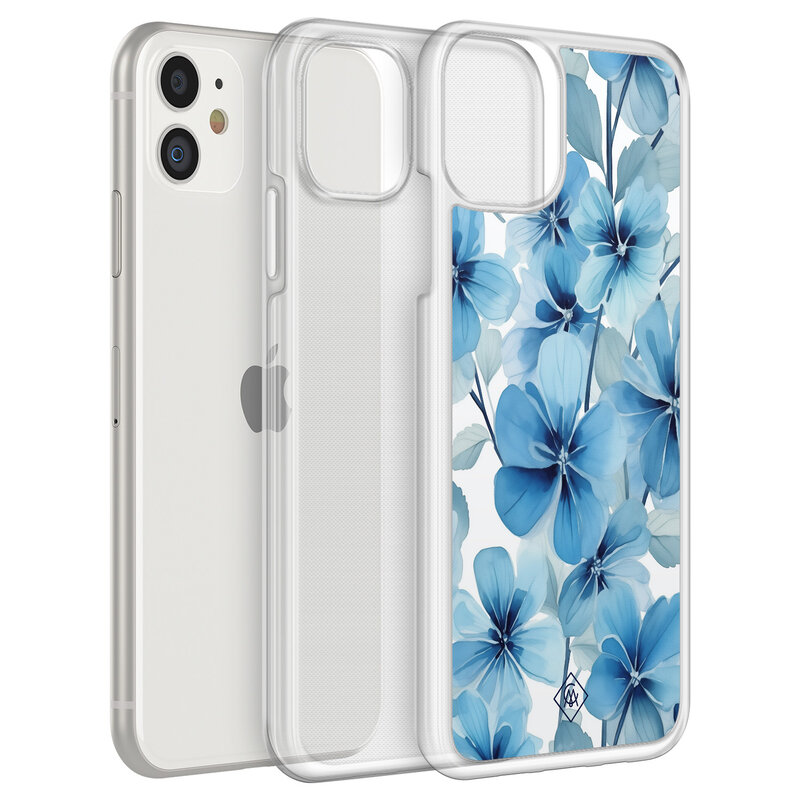 Casimoda iPhone 11 hybride hoesje - Indigo gardens