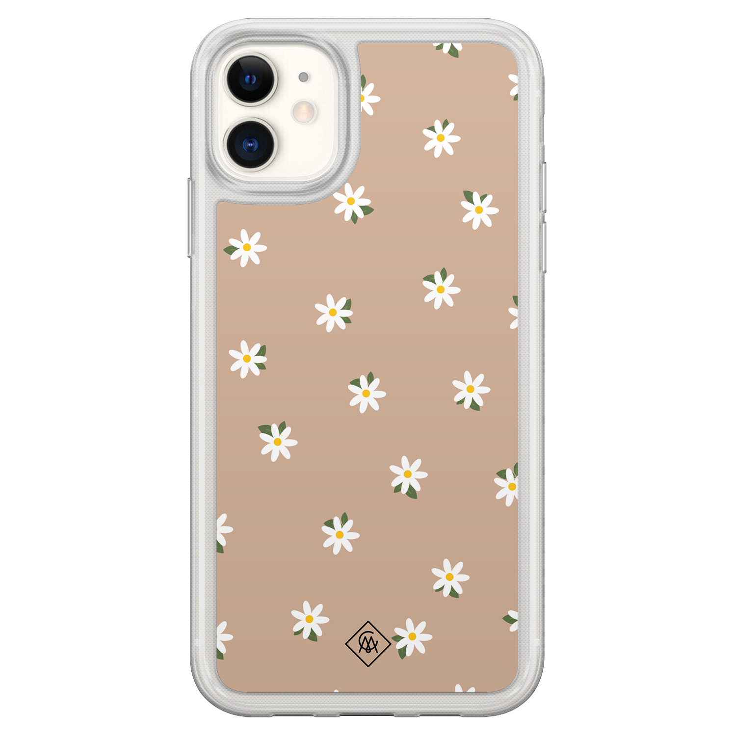 iPhone 11 hybride hoesje - Sweet daisies