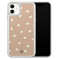 Casimoda iPhone 11 hybride hoesje - Sweet daisies