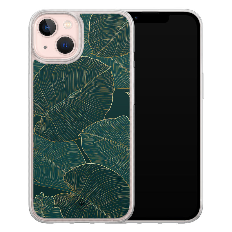 Casimoda iPhone 13 hybride hoesje - Monstera leaves