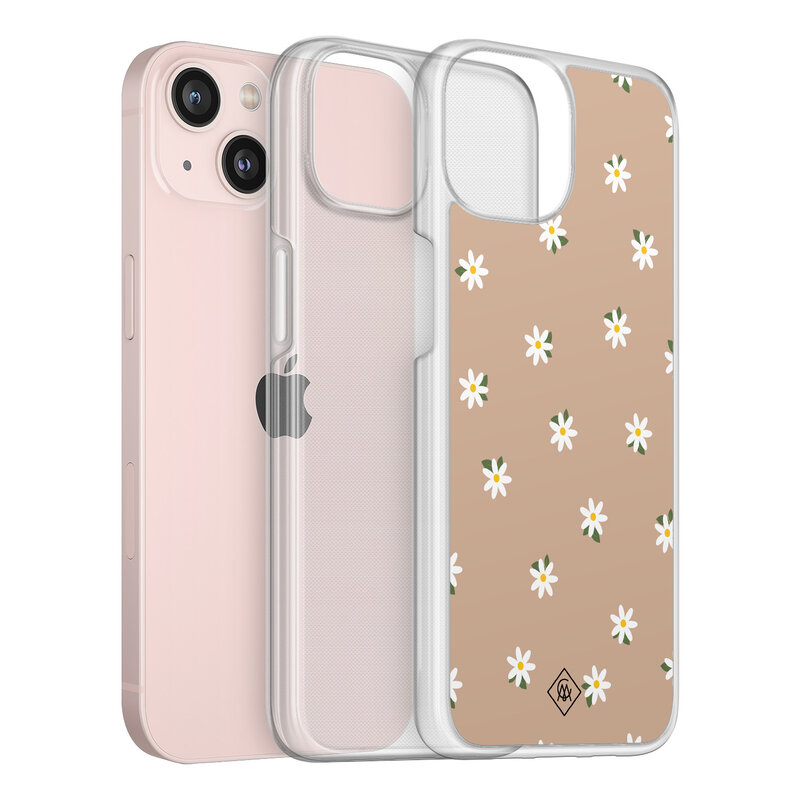 Casimoda iPhone 13 hybride hoesje - Sweet daisies