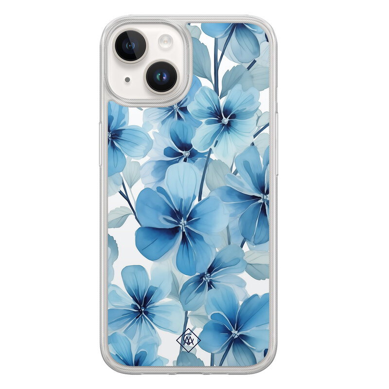 Casimoda iPhone 14 hybride hoesje - Indigo gardens