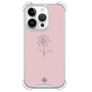 Casimoda iPhone 14 Pro shockproof hoesje - Madeliefje