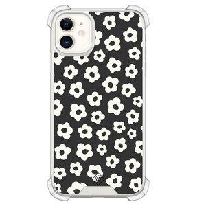 Casimoda iPhone 11 shockproof hoesje - Retro bloempjes