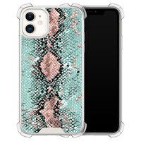Casimoda iPhone 11 shockproof hoesje - Snake pastel