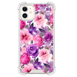 Casimoda iPhone 11 shockproof hoesje - Rosy blooms