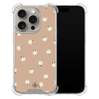 Casimoda iPhone 15 Pro shockproof hoesje - Sweet daisies