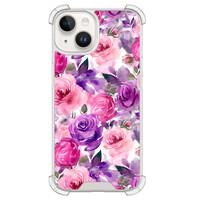 Casimoda iPhone 14 shockproof hoesje - Rosy blooms