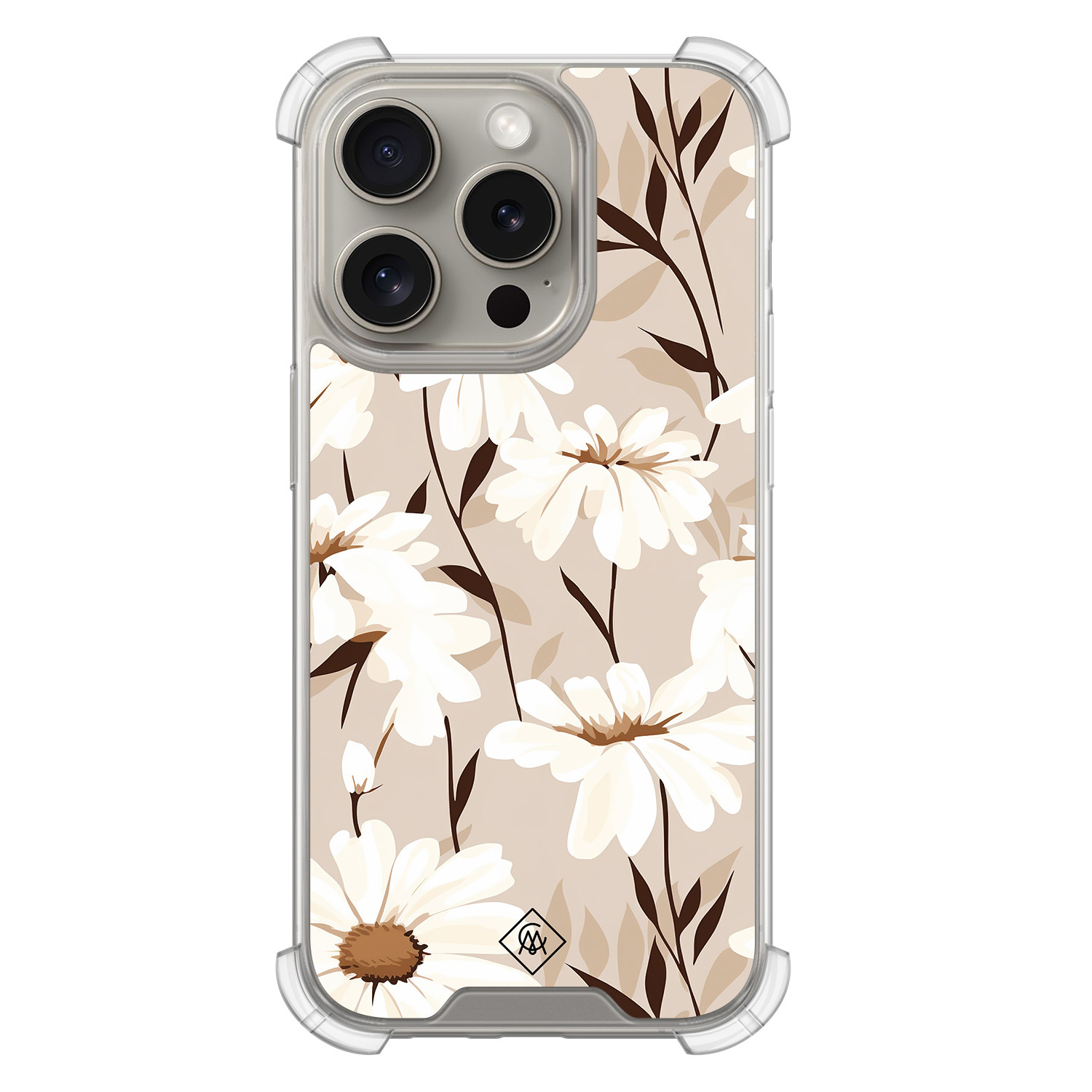 iPhone 15 Pro shockproof hoesje In bloom