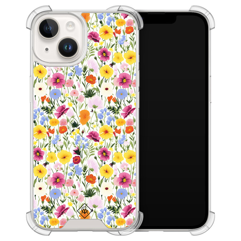 Casimoda iPhone 14 shockproof hoesje - Happy flora