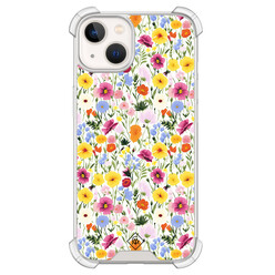 Casimoda iPhone 13 shockproof hoesje - Happy flora