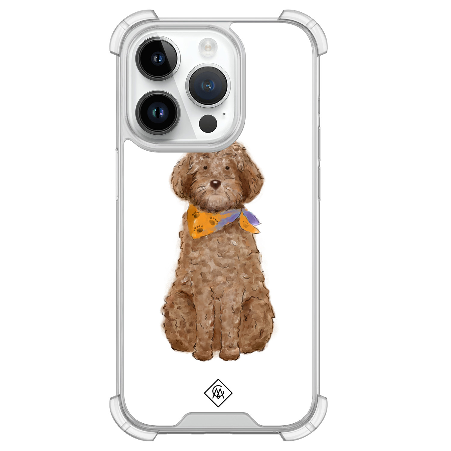 iPhone 14 Pro shockproof hoesje Labradoodle