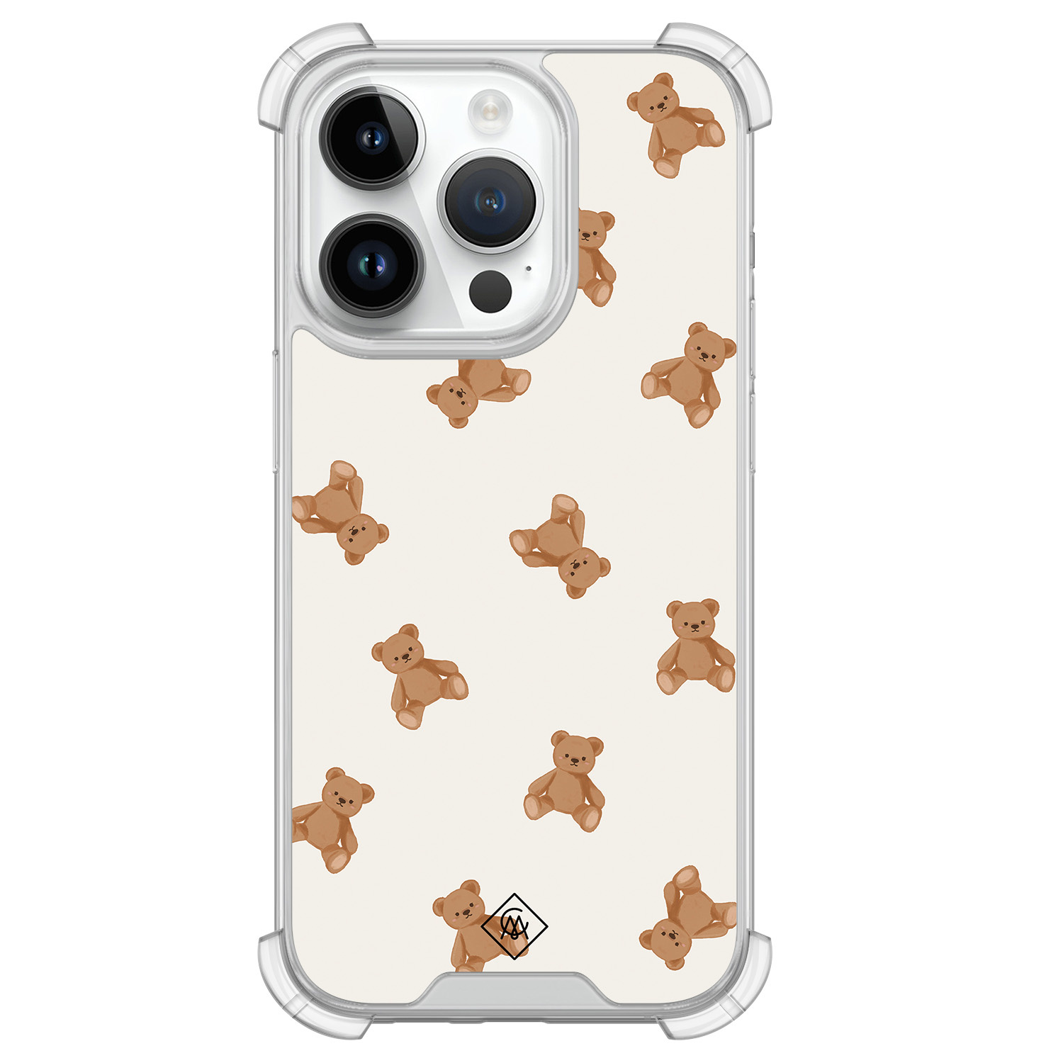 iPhone 14 Pro shockproof hoesje Teddybeer
