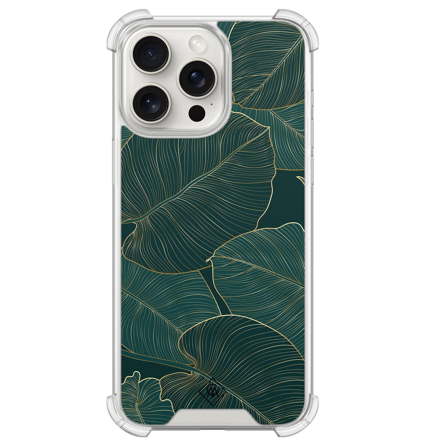 iPhone 15 Pro Max shockproof hoesje - Monstera leaves