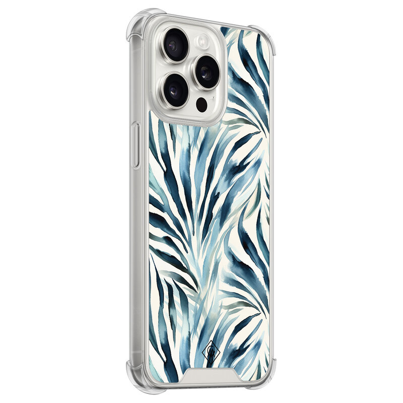 Casimoda iPhone 15 Pro Max shockproof hoesje - Japandi waves