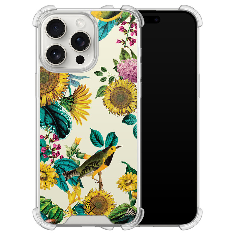 Casimoda iPhone 15 Pro Max shockproof hoesje - Sunflowers