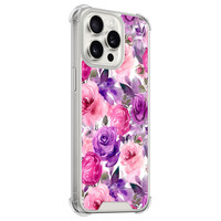 Casimoda iPhone 15 Pro Max shockproof hoesje - Rosy blooms