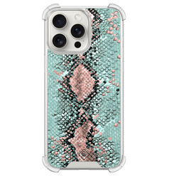 Casimoda iPhone 15 Pro Max shockproof hoesje - Snake pastel