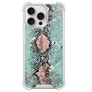 Casimoda iPhone 15 Pro Max shockproof hoesje - Snake pastel