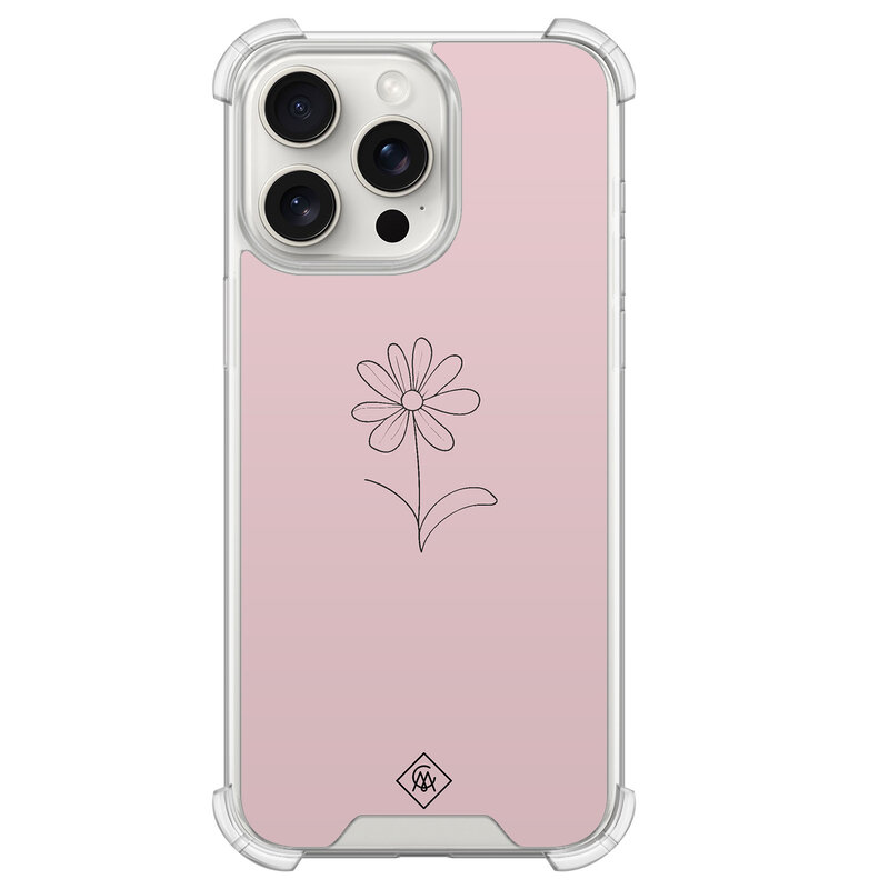 Casimoda iPhone 15 Pro Max shockproof hoesje - Madeliefje