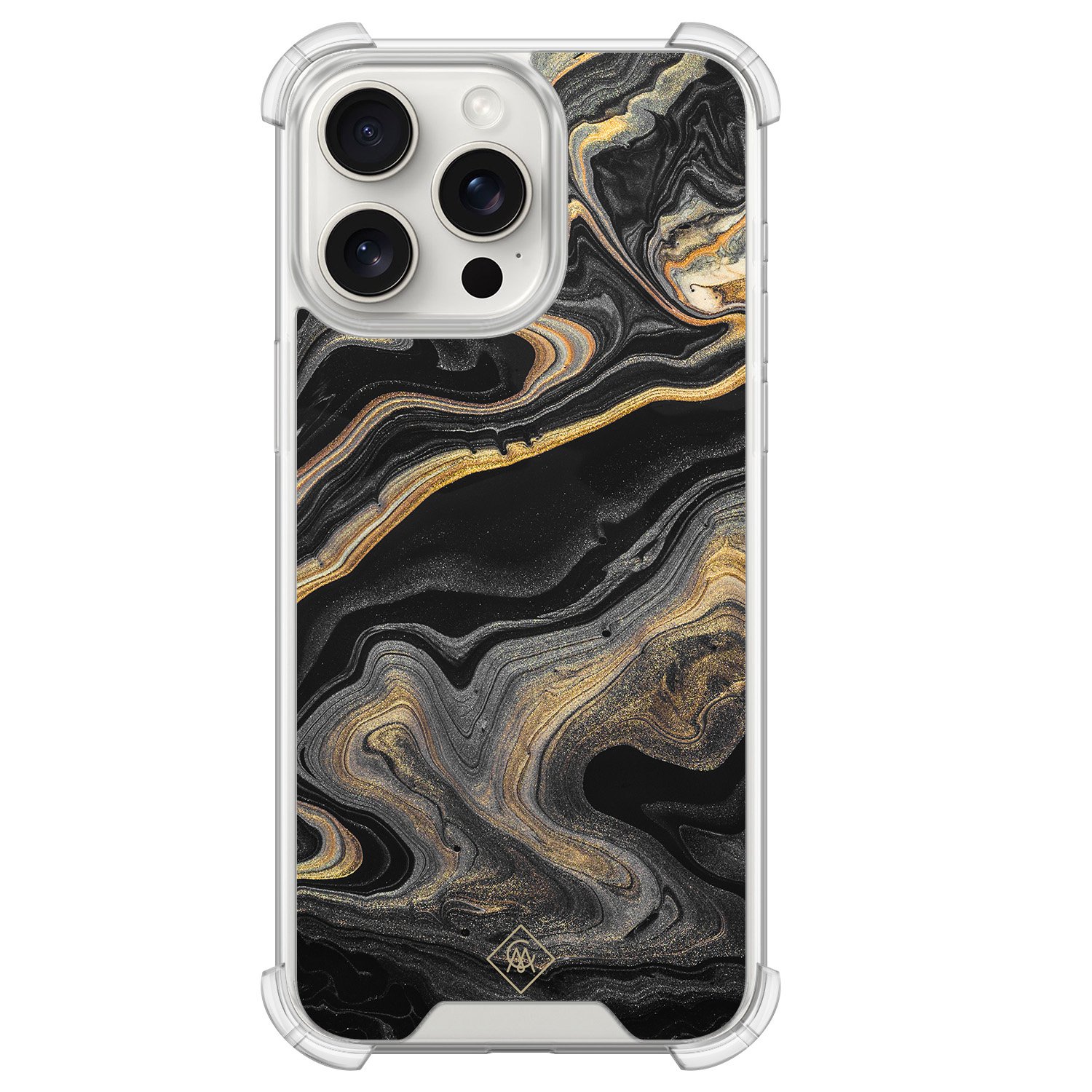 iPhone 15 Pro Max shockproof hoesje - Marbling