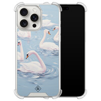 Casimoda iPhone 15 Pro Max shockproof hoesje - Zwanen