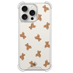Casimoda iPhone 15 Pro Max shockproof hoesje - Teddybeer