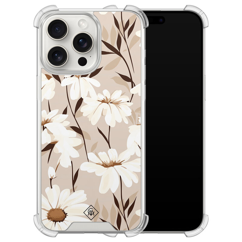 Casimoda iPhone 15 Pro Max shockproof hoesje - In bloom