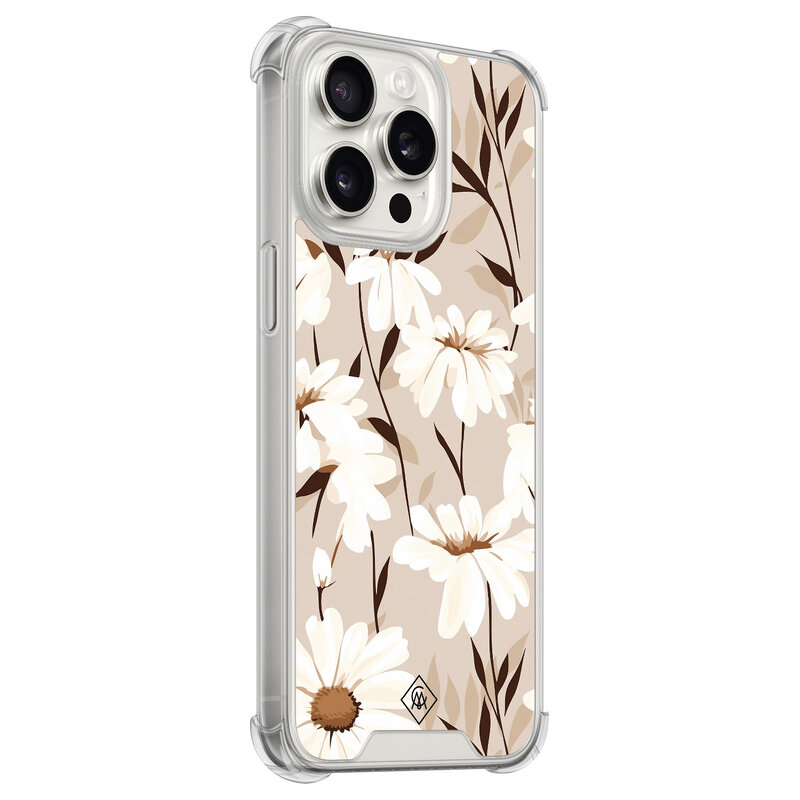 Casimoda iPhone 15 Pro Max shockproof hoesje - In bloom