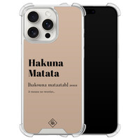 Casimoda iPhone 15 Pro Max shockproof hoesje - Hakuna matata
