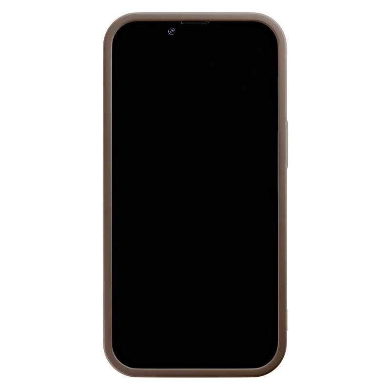 Casimoda iPhone 14 siliconen case - Abstract almond shapes