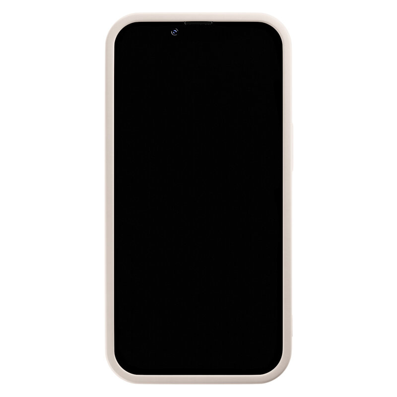 Casimoda iPhone 14 siliconen case - Marmer goud