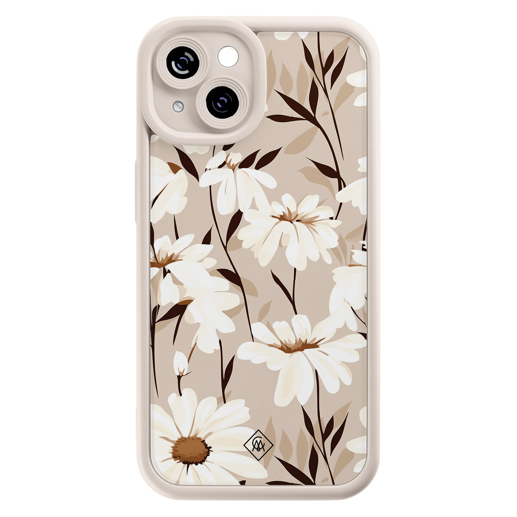 Casimoda® - iPhone 14 hoesje - In bloom - Effen telefoonhoes - TPU