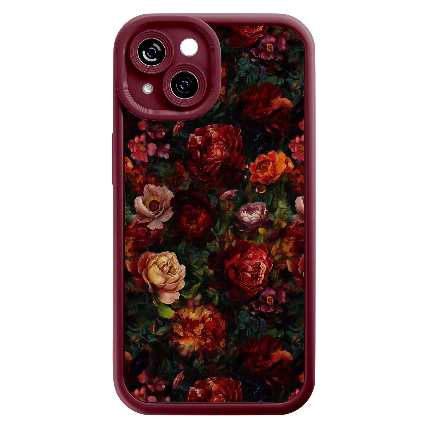 iPhone 14 siliconen case - Floral garden
