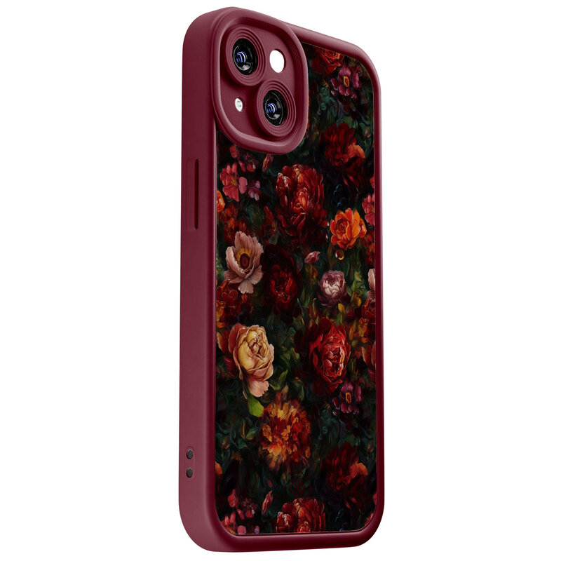 Casimoda iPhone 14 siliconen case - Floral garden