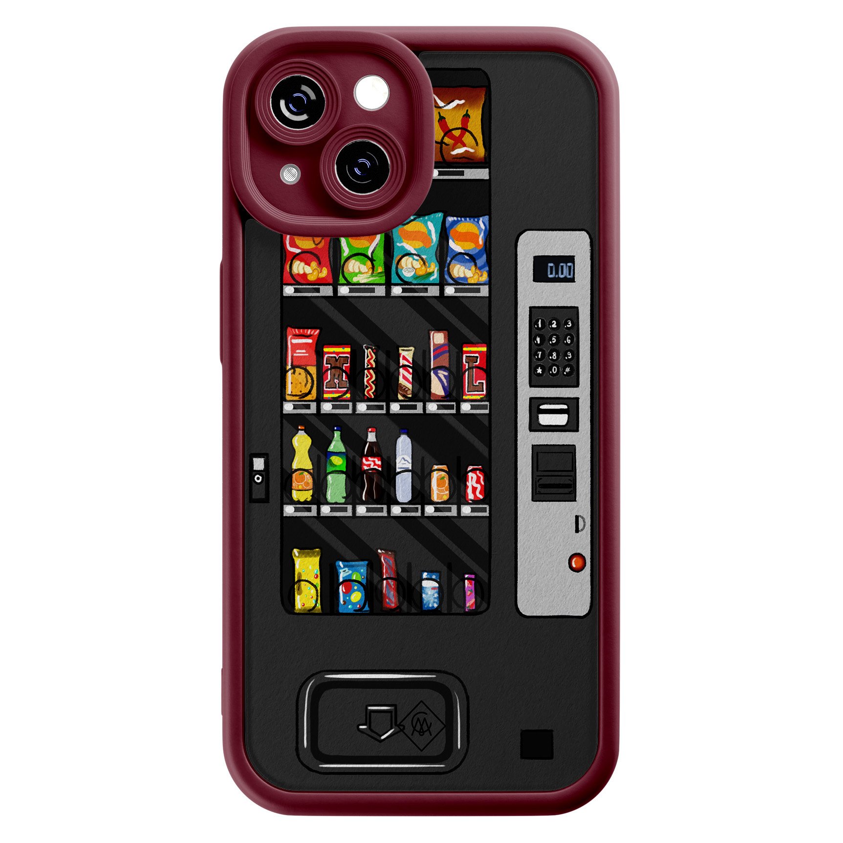 iPhone 14 siliconen case - Snoepautomaat