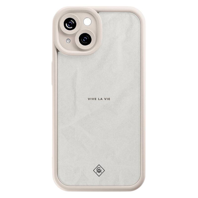 Casimoda iPhone 14 siliconen case - Vive la vie