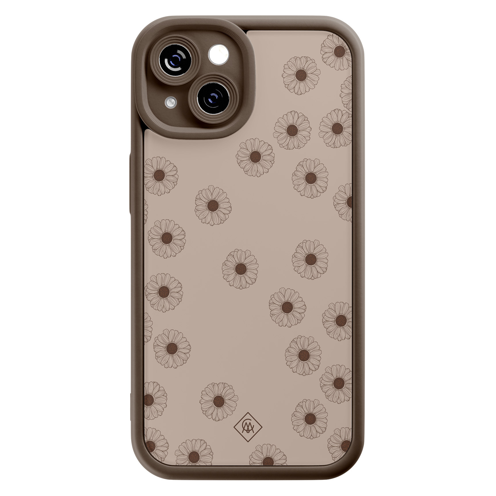 iPhone 15 siliconen case - Cute flowers